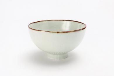 ☆皓洋窯　さび李朝　しのぎ飯碗(小)