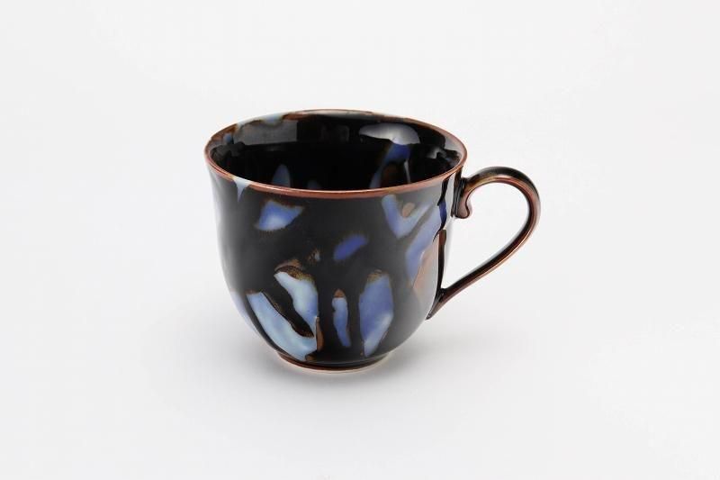 真右ェ門 遊珈琲椀 馬場 九洲夫作 有田焼 共箱 有田焼 真右ヱ門窯 馬場