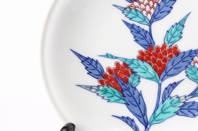 今右衛門窯 藤袴絵飾皿