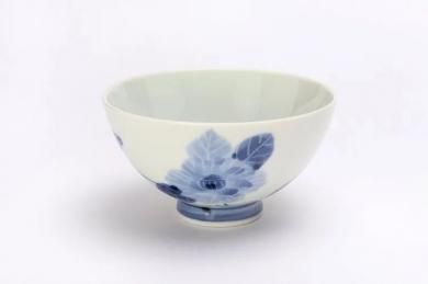 ★【20％OFF】アウトレット　江口製陶所　花もよう(椿)　茶碗