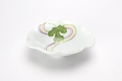★【20％OFF】アウトレット　MARUKEIオリジナル　彩梶の葉菊型楕円皿