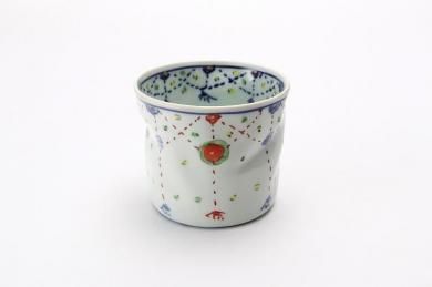★【20％OFF】アウトレット　一夢窯　瓔珞紋カップ