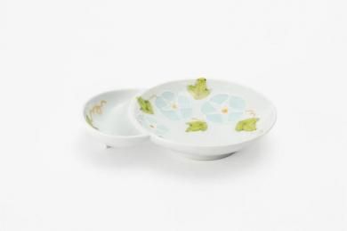 〇MARUKEIオリジナル　一珍あさがお　二品皿