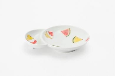 〇MARUKEIオリジナル　スイカ　二品皿