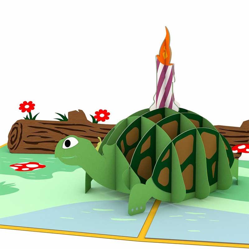 Celebration Turtle 3D card<br>Τˤ