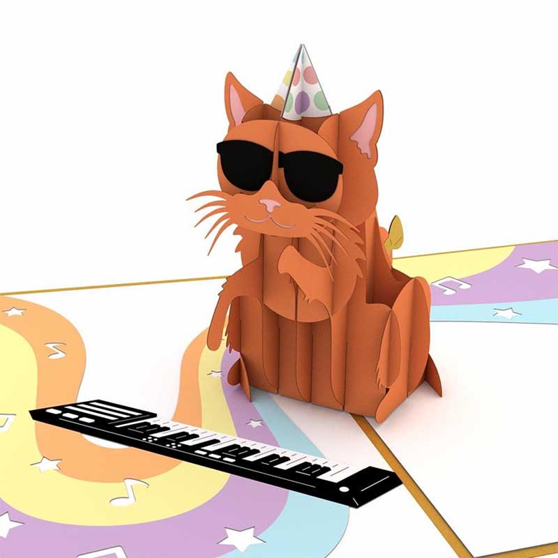 Party Cat 3D card<br>ѡƥå