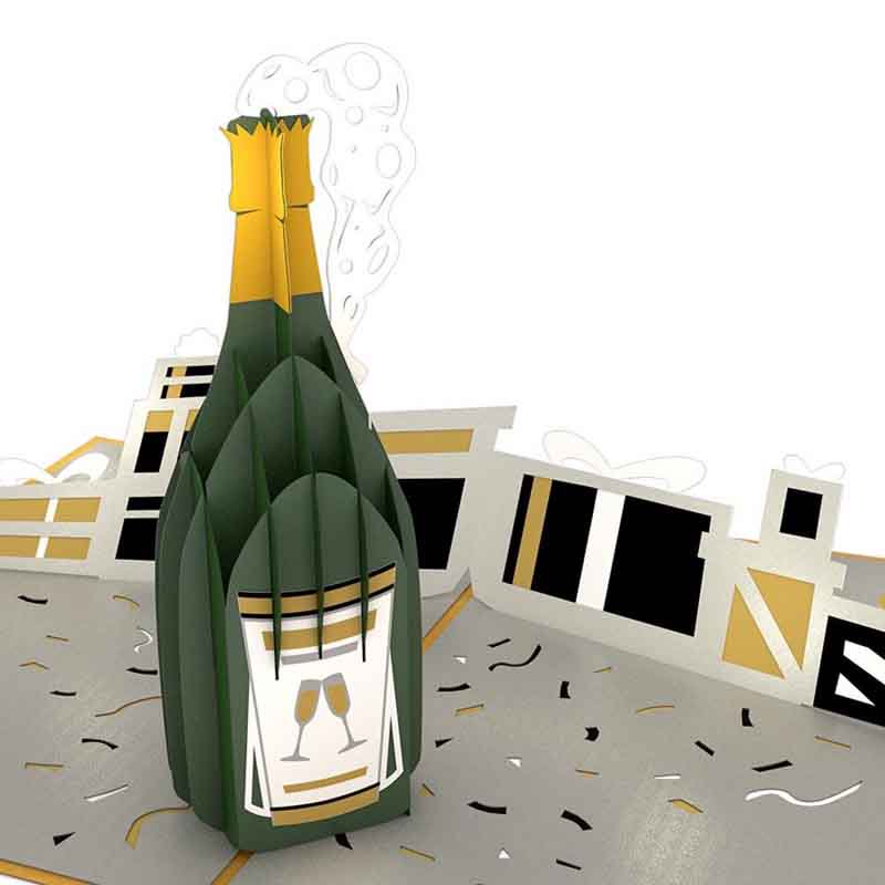 Champagne Celebration 3D card<br>ѥ