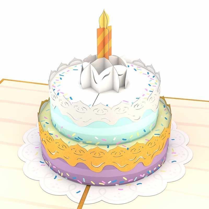 ハッピーバースデーケーキのポップアップカード Nisshodo Greeting ハッピーバースデーケーキのポップアップカード Nisshodo Greeting