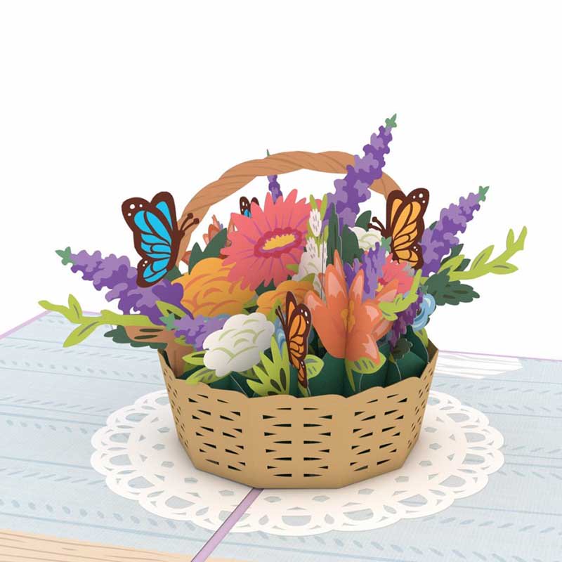 Mother's Day Flowers 3D card<br>£«