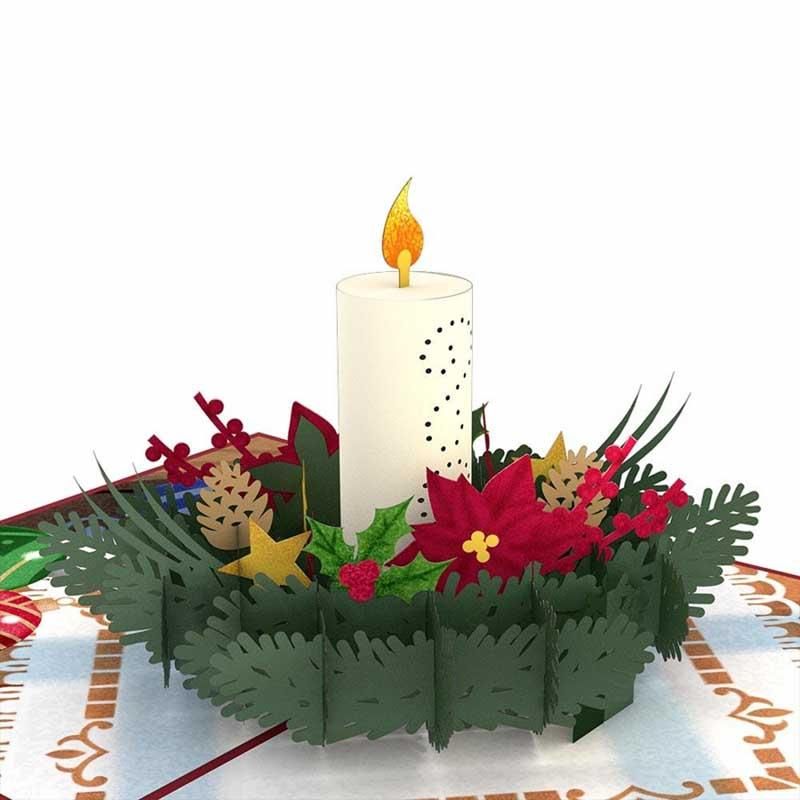 ナイト ビフォー クリスマス キャンドル ポップアップカード Nisshodo Greeting ナイト ビフォー クリスマス キャンドル ポップアップカード Nisshodo Greeting