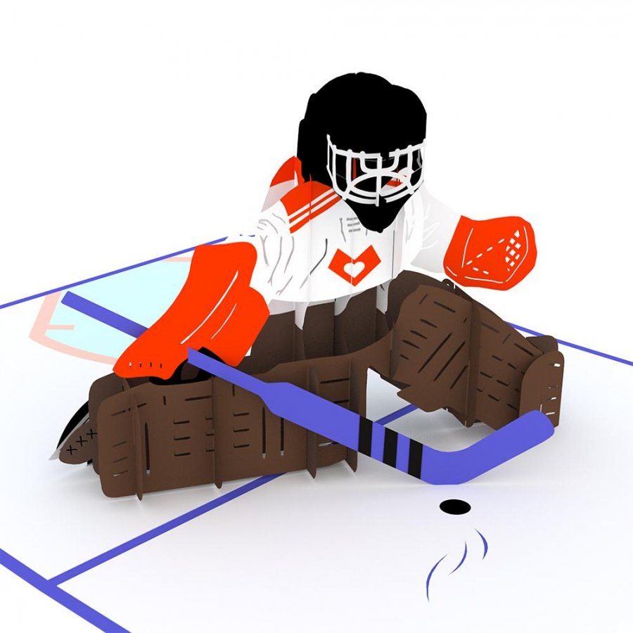 Hockey Player 3D card<br>ۥåץ쥤䡼