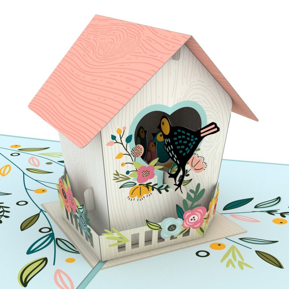 Birdhouse 3D card<br>ĻΤ
