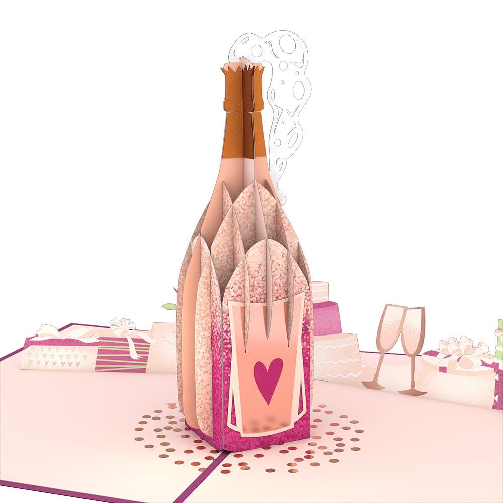 Wedding Champagne 3D card<br>ǥ󥰥ѥ