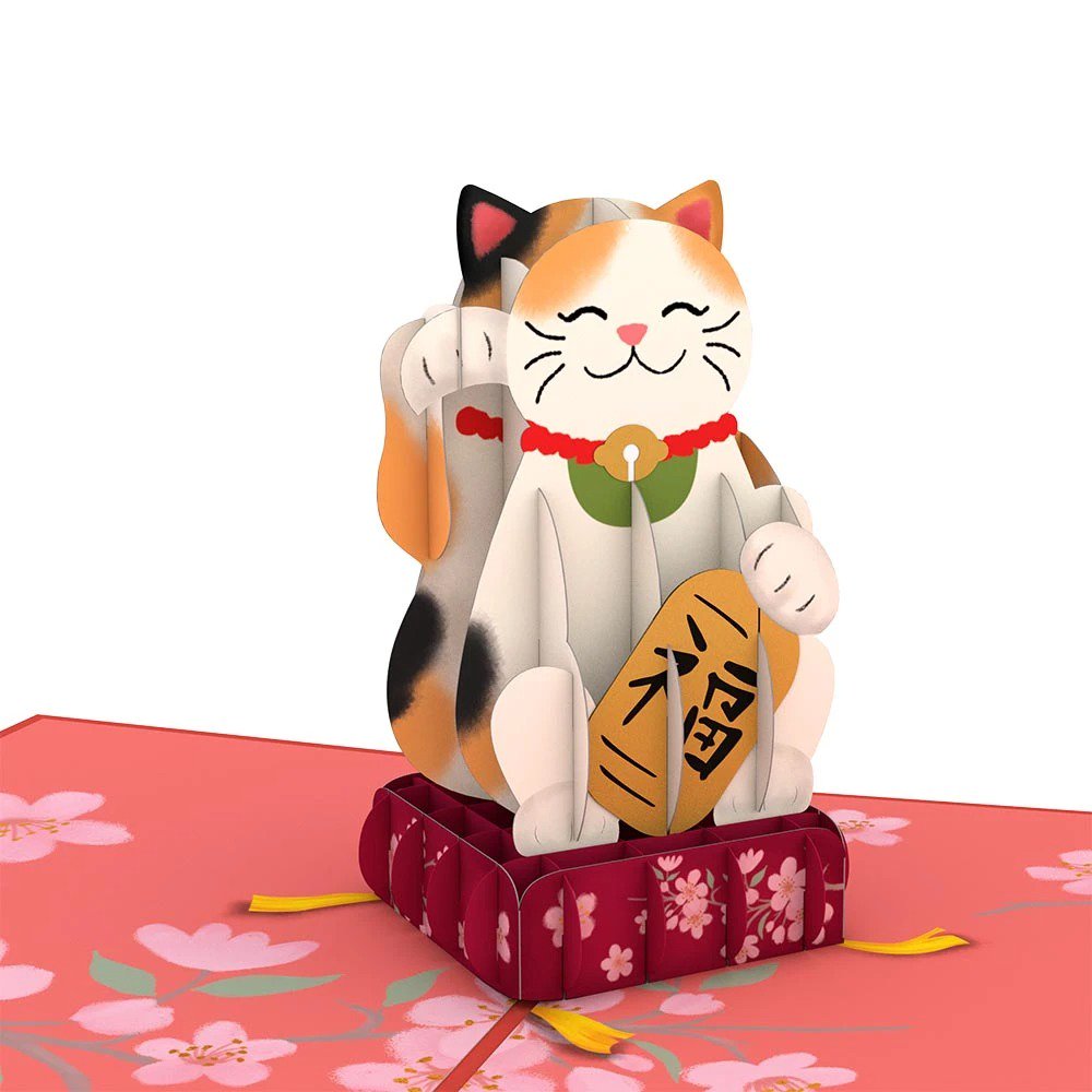 Lucky Cat  3D card<br>ǭ
