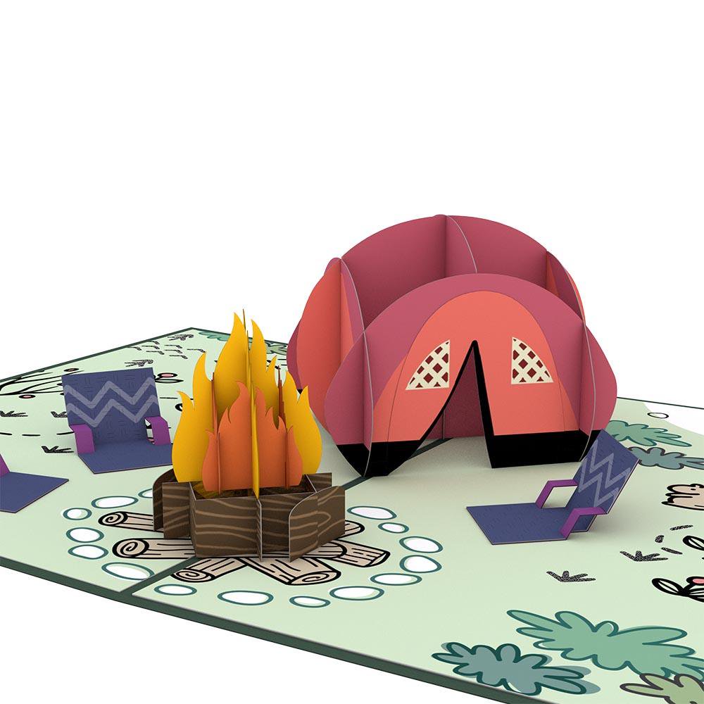 Camping Trip 3D card<br>