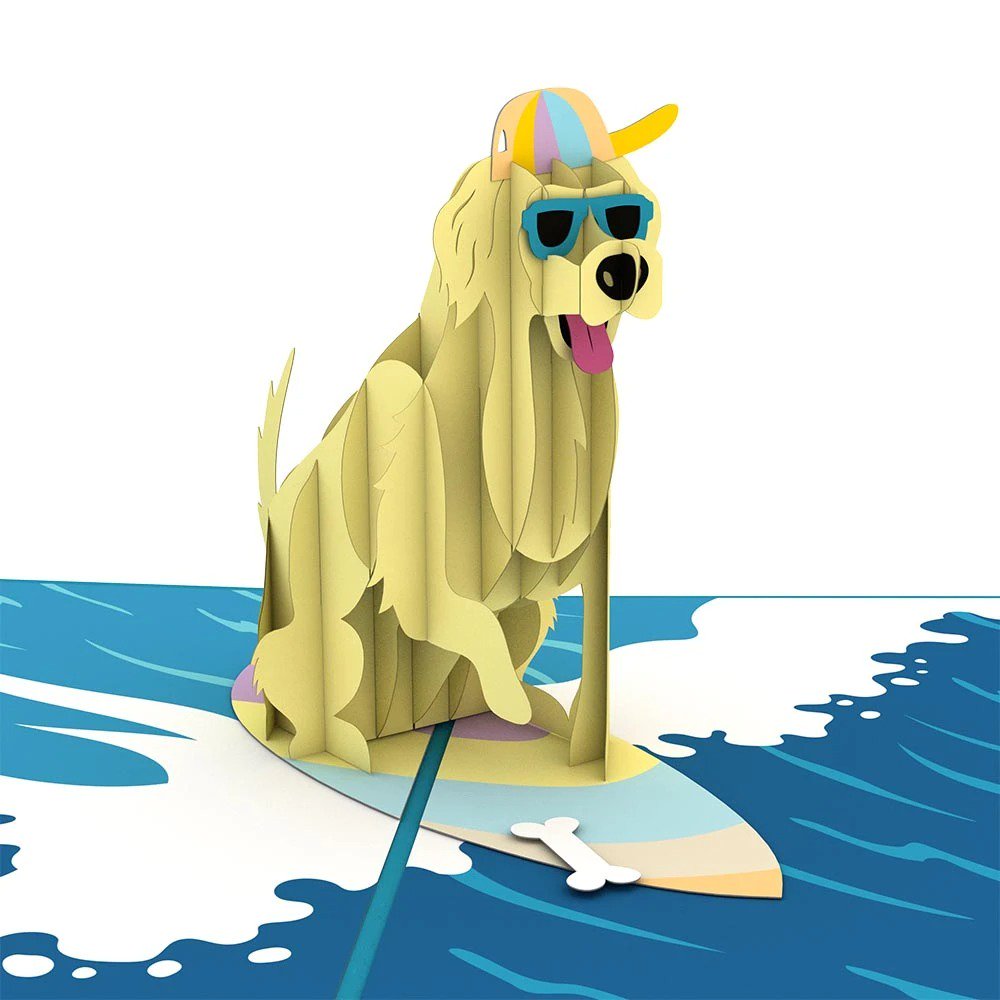 Surf Dog 3D card<br>Υե