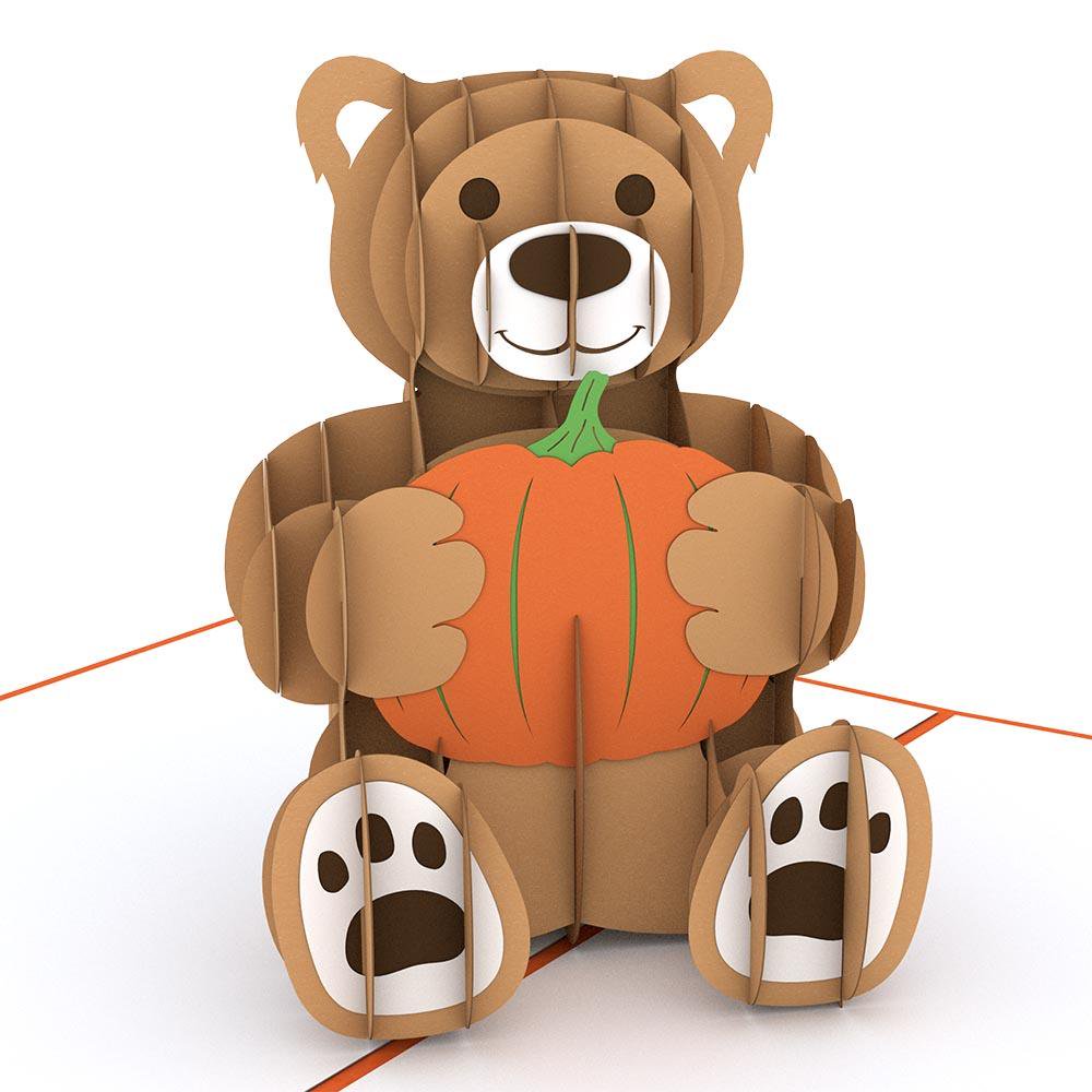 Fall Bear 3D card<br>Υޤ