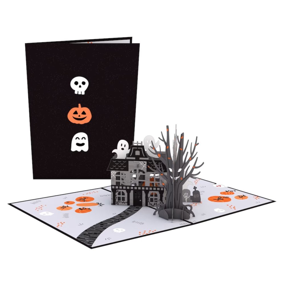 Haunted House 3D card<br>