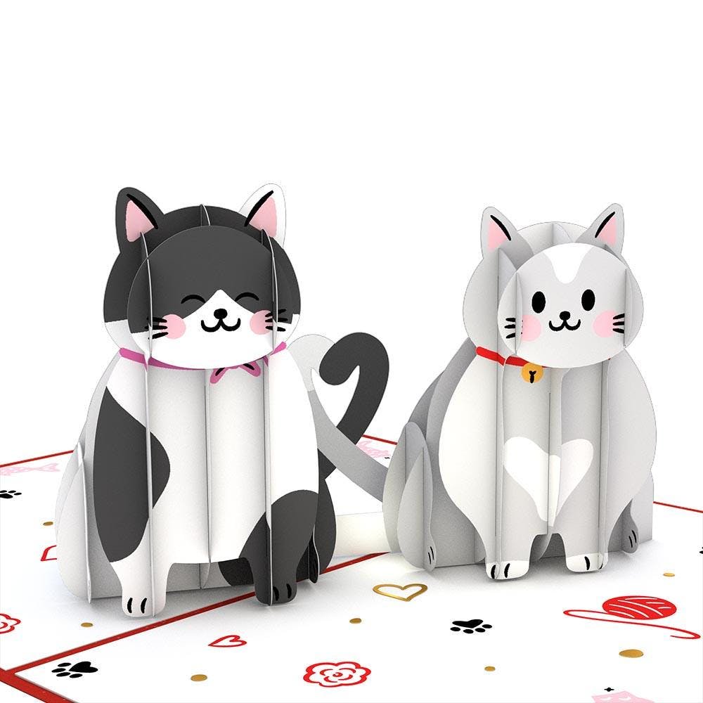 Love Cats 3D card<br>֥å