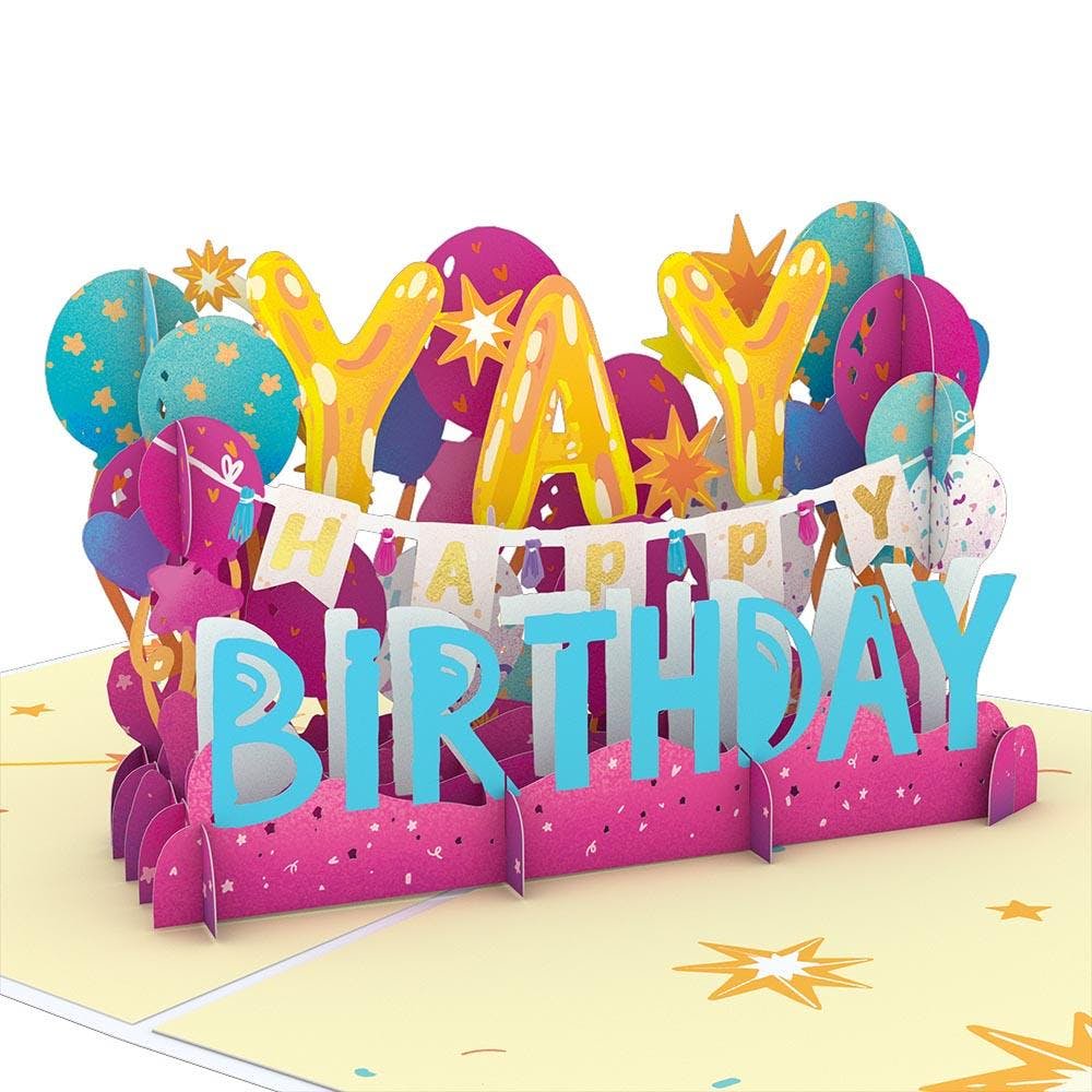 Birthday Celebration 3D card<br>Τˤ