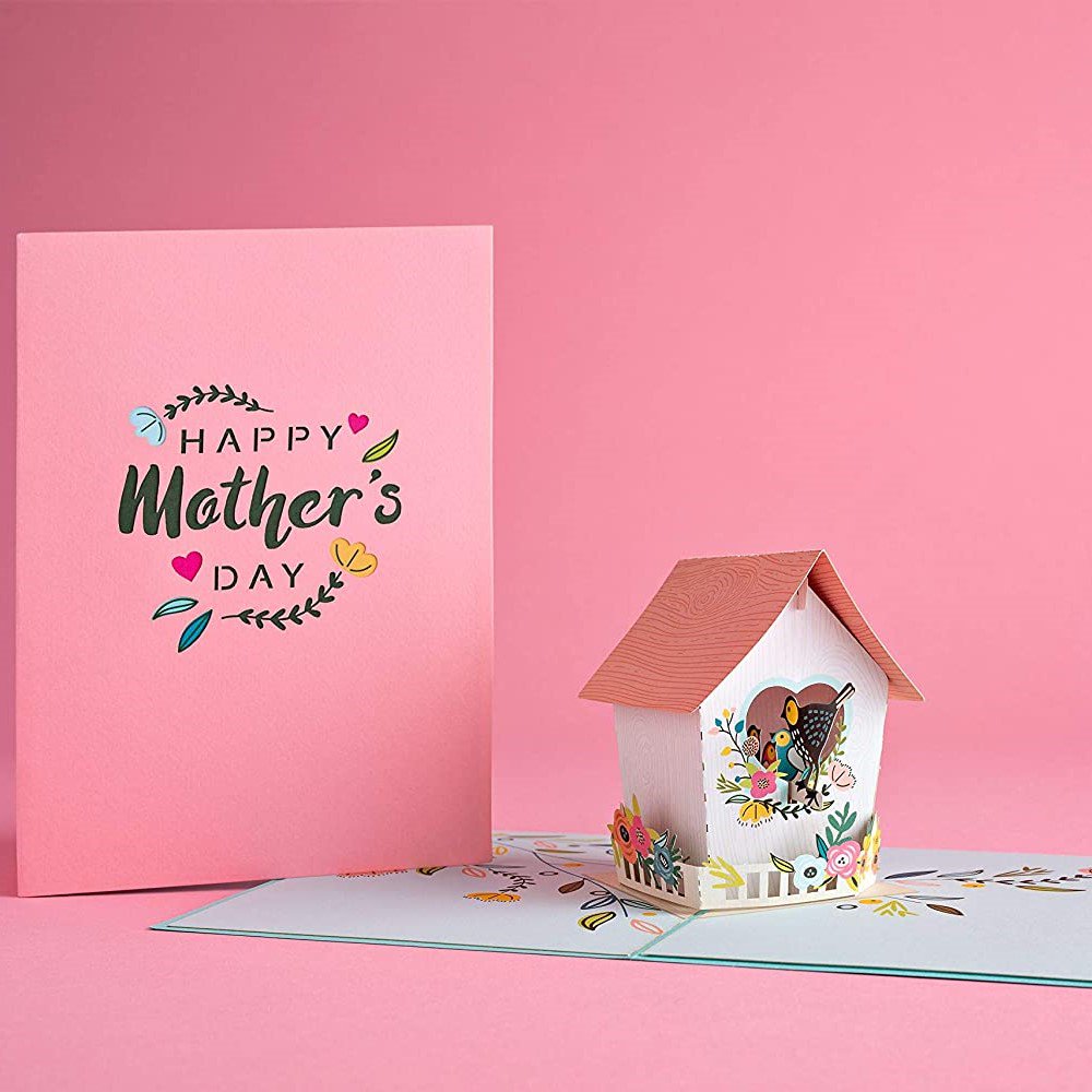 Mother's Day Birdhouse 3D card<br>ĻΤ