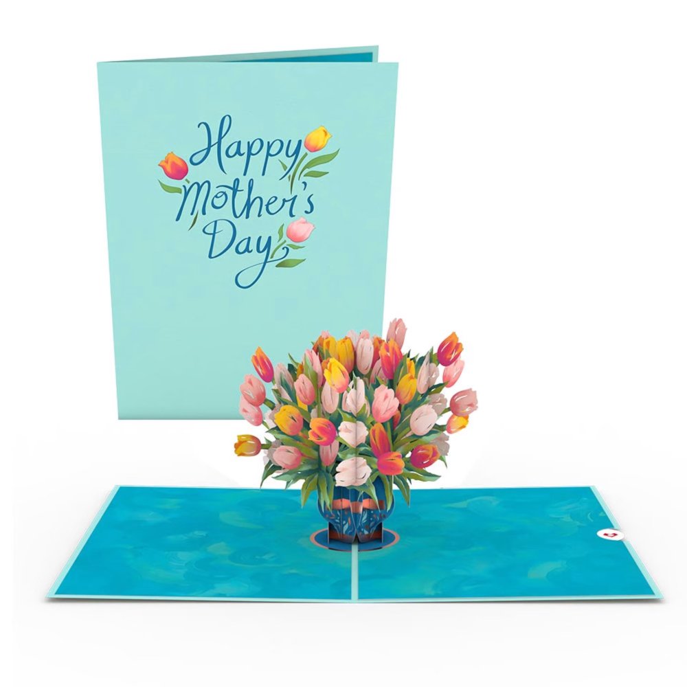 Mother's Day Tulips 3D card<br>Υ塼å