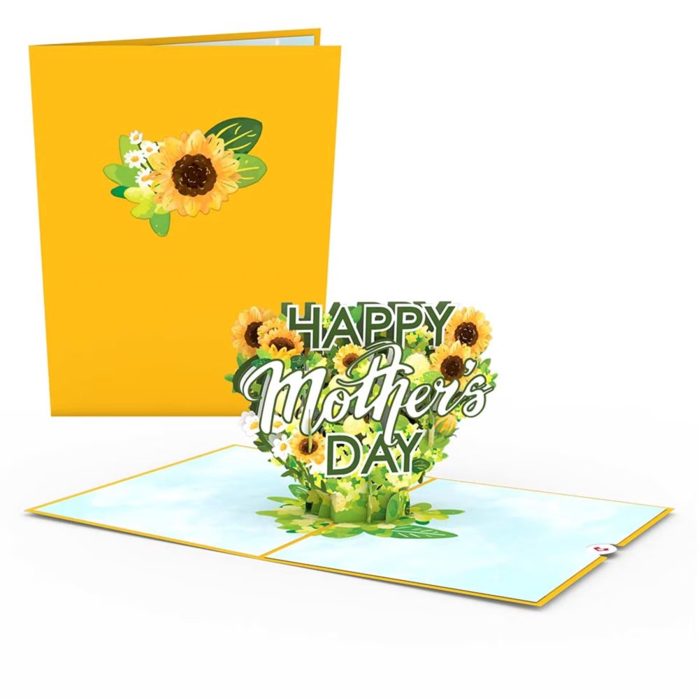Happy Mothers Day Sunflowers 3D card<br>Υҥޥ