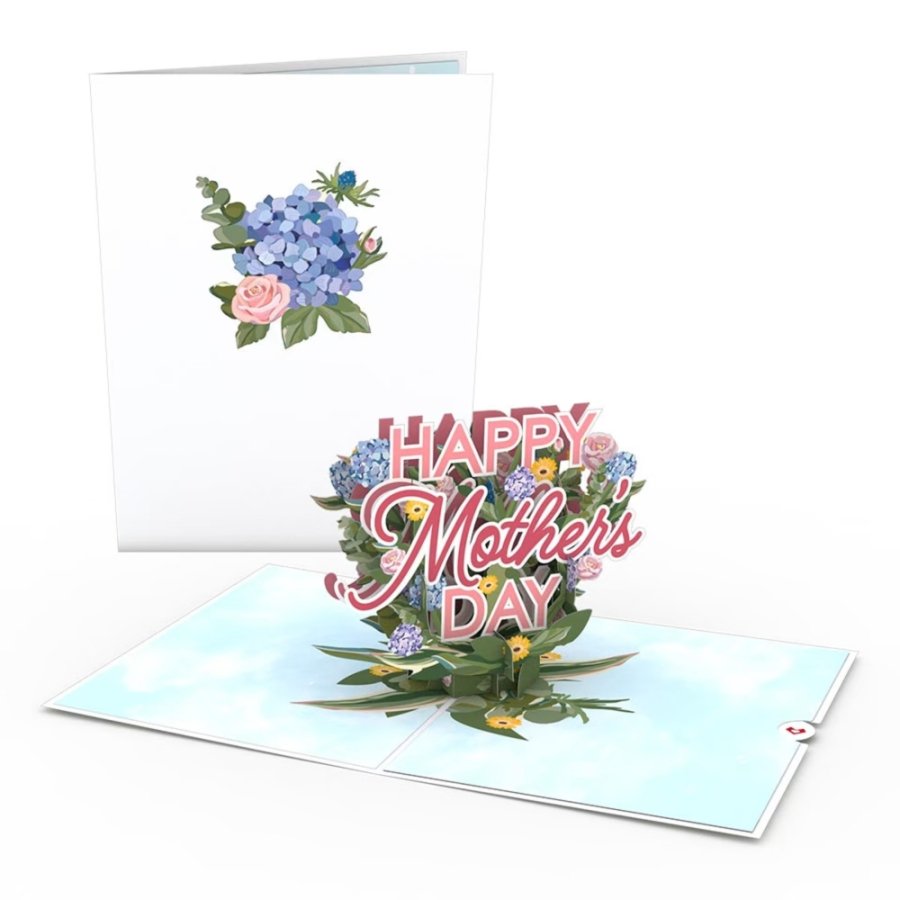 Happy Mother's Day Hydrangeas 3D card<br>Υ