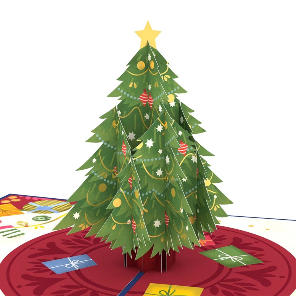 Christmas Tree Celebration 3D card<br>ˤΥꥹޥĥ꡼