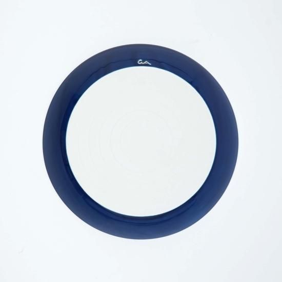 white line -ホワイトライン-|20cm 皿 (ブルー) - 波佐見焼 white line -ホワイトライン-|20cm 皿 (ブルー) - 波佐見焼