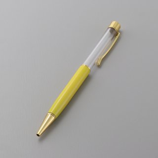 ハーバリウムボールペン本体・イエロー(5本入り)