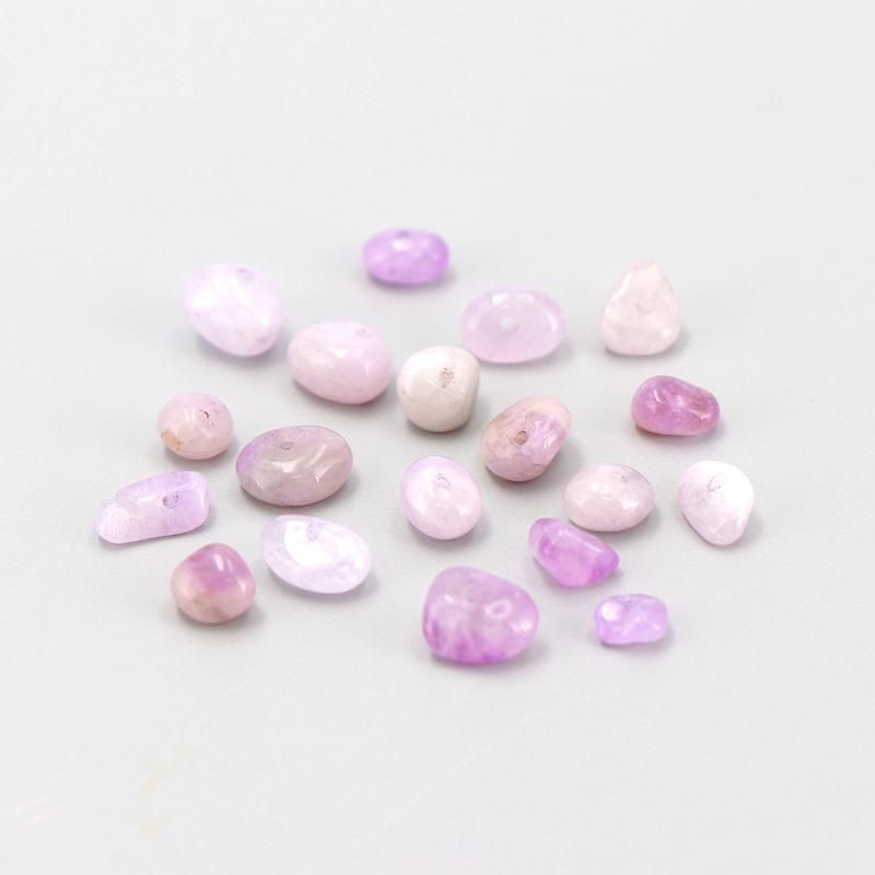 ストーンチップ穴あき ライトカラーアメジスト