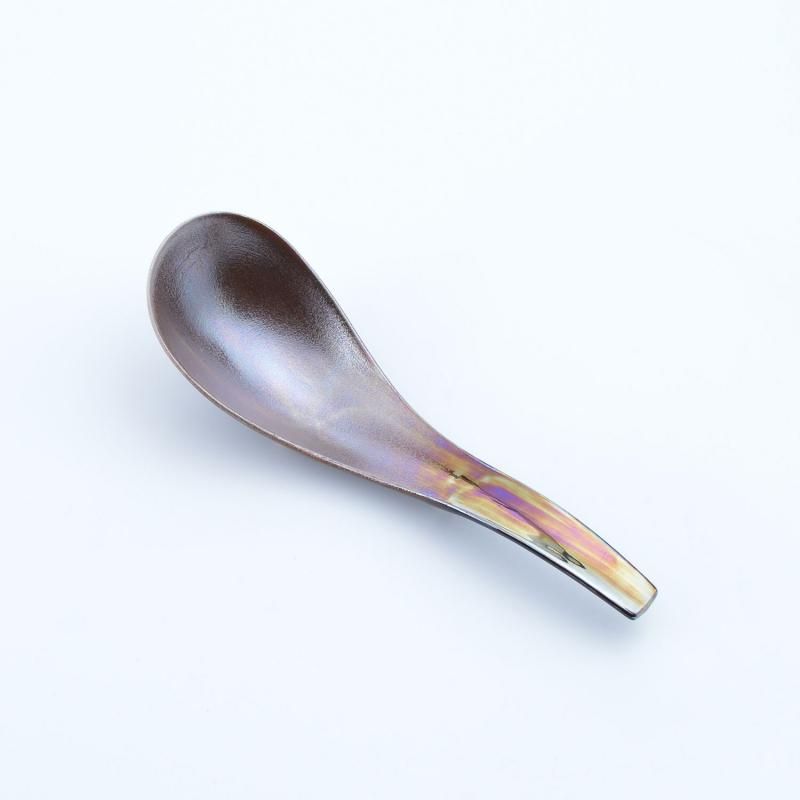 黒塗南蛮パール | ラーメン鉢レンゲセット - 有田焼のまるぶん