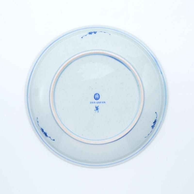 染付梅鳥文 7寸皿 | ZOA プライムシリーズ - 有田焼のまるぶん 染付梅鳥文 7寸皿 | ZOA プライムシリーズ - 有田焼のまるぶん