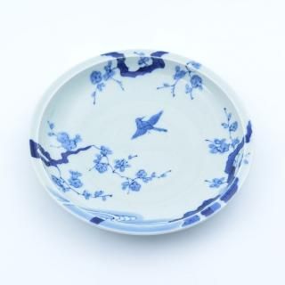 イムサエム　染付花鳥文彩色皿 SH-03_aa57efd0-2dce-4a30-bc4d-