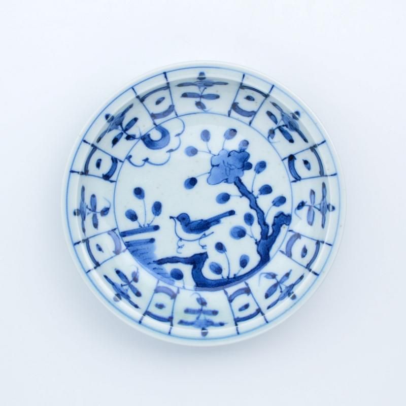 芙蓉手　鷺　大皿　青絵 芙蓉手 鷺 大皿 青絵 300年前からの染付芙蓉手7
