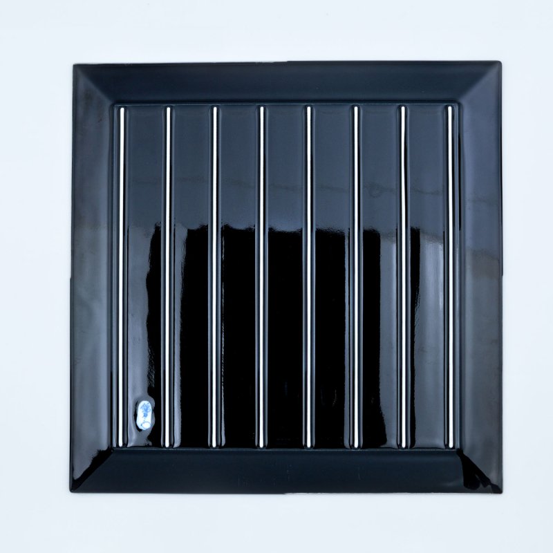 有田焼 錦右衛門窯：黒赤市松 スクエアディナープレート☆ 黒プラチナ市松 | ディナープレート - 有田焼のまるぶん