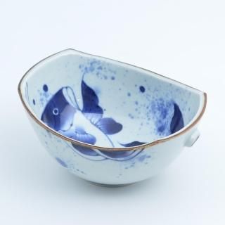福泉窯　鯛波　耳付変形鉢 新品 福泉窯 鯛波 耳付変形鉢