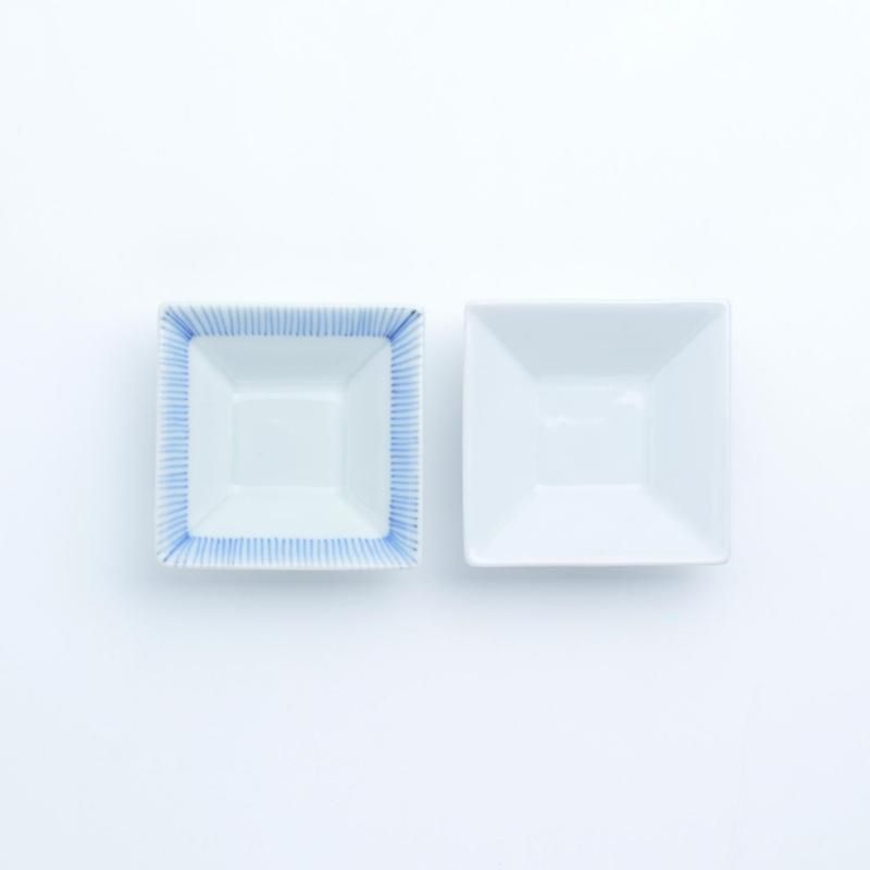 福泉窯 角皿 2点セット 白磁 角小付 | 福泉窯 - 有田焼のまるぶんオンラインストア