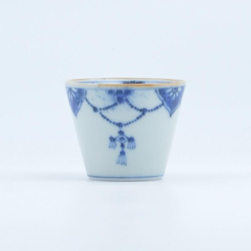 珱珞文 ミニそば猪口 | 高貴なデザイン - 有田焼のまるぶん