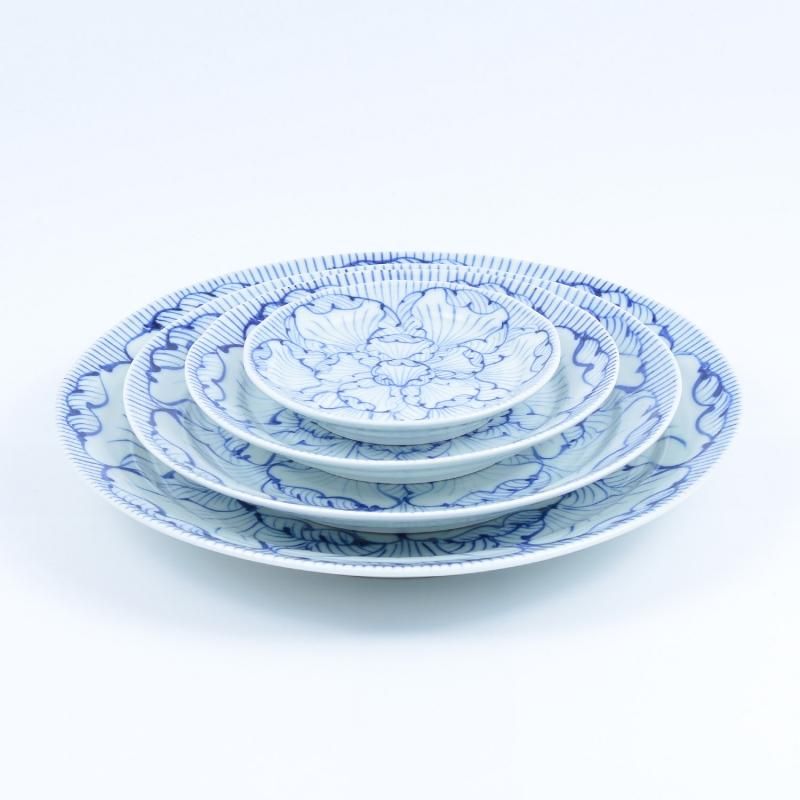 花弁紋 5寸皿 | 人気の食器 - 有田焼のまるぶんオンラインストア