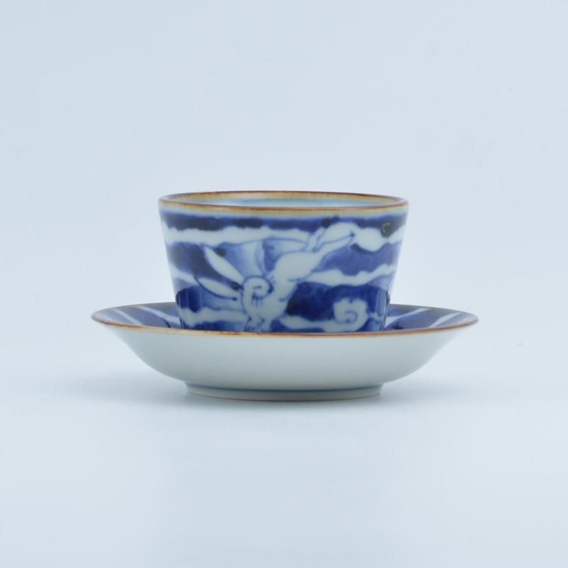 雲兎 そば猪口 | 福泉窯 - 有田焼のまるぶんオンラインストア