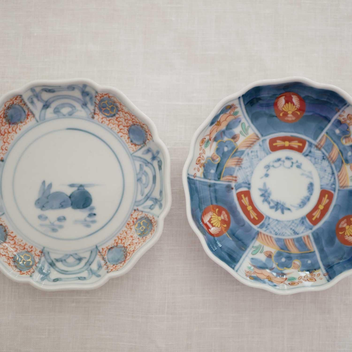 文青窯　文青　小皿　5枚　4寸皿　うさぎ 文青窯 文青 小皿 5枚 4寸皿 うさぎ 文青窯 文