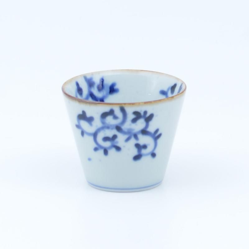 濃蛸唐草ミニそば猪口 | 福泉窯 - 有田焼のまるぶんオンライン