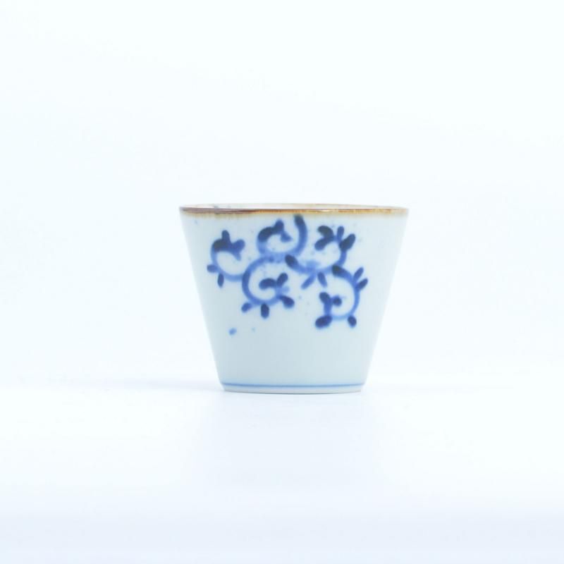 源右衛門窯　染付章魚唐草濃　そば猪口 伝統文様 そばちょこ 有田焼 6点 源右衛門窯 染付章魚唐草濃 そば猪口 伝統文様 そばちょこ 有田焼 6点