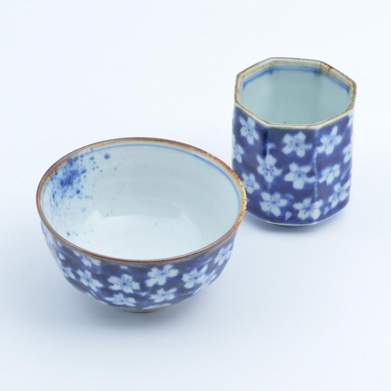桜濃 面取湯呑(小) | 福泉窯 - 有田焼のまるぶんオンライン 桜濃 面取湯呑(小) | 福泉窯 - 有田焼のまるぶんオンライン