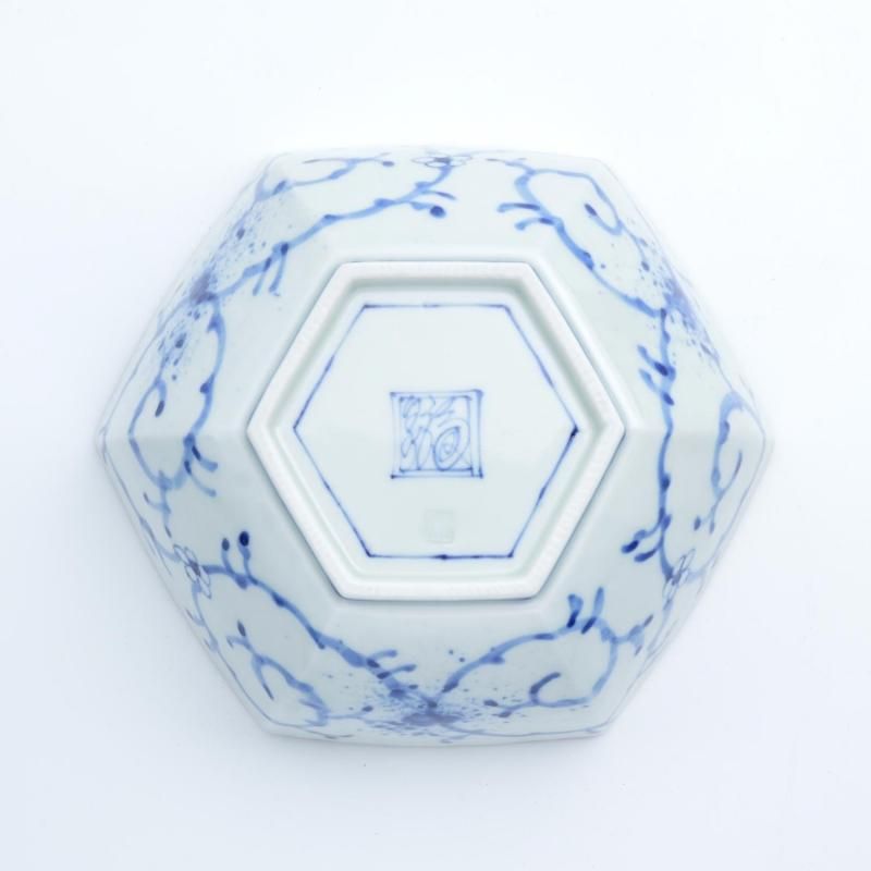 流水菊 六角菓子鉢 | 福泉窯 - 有田焼のまるぶんオンライン 流水菊 六角菓子鉢 | 福泉窯 - 有田焼のまるぶんオンライン