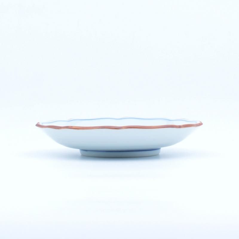 A1209-4/有田焼/平安青峯 造/染付扇形銘々皿20客/和食器/懐石道具/ A1209-4/有田焼/平安青峯 造/染付扇形銘々皿20客/和食器/