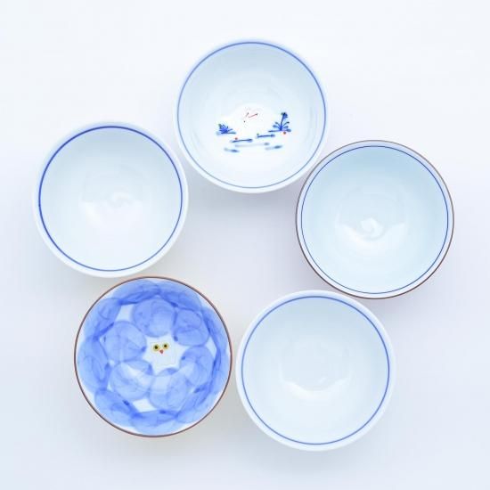 絵変り飯碗(小)揃 | 波佐見焼 - 有田焼のまるぶんオンラインストア