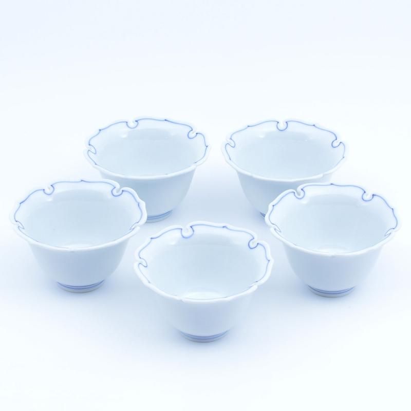 渕線雪輪型小付 | 洸琳窯 - 有田焼のまるぶんオンラインストア